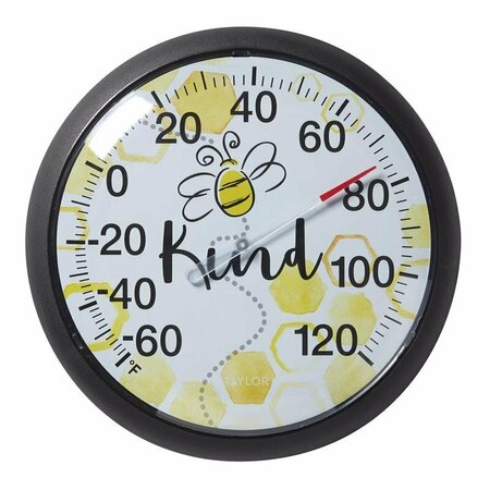 TAYLOR Bee Dial Thermometer Plastic Multicolored 13.25 in. 5307073